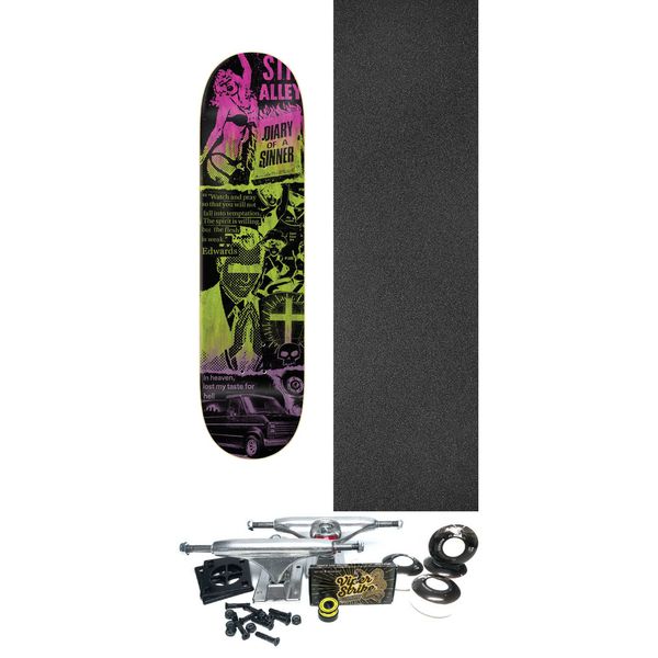 Zero Skateboards Forrest Edwards Versus Skateboard Deck - 8.5" x 32.3" - Complete Skateboard Bundle